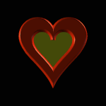 Gif animé coeur qui tourne